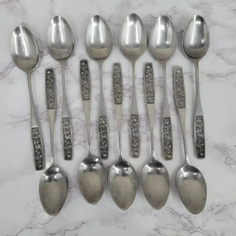 Interpur Japan Stainless Steel INR28 Flatware Silverware Cutlery Set Forks Spoon